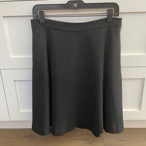 Ellen Tracy Classic Wardrobe Staple Lined A-Line Polyester Skirt Black Sz 8